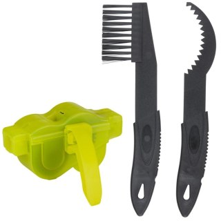 ZESTAW DO CZYSZCZENIA ŁAŃCUCHA ROWEROWEGO 3 ELEMENTY DUNLOP