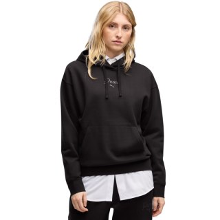 Bluza damska Puma ESS Script Comfort Hoodie czarna 694136 01 L Puma
