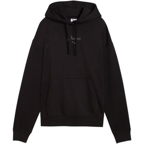 Bluza damska Puma ESS Script Comfort Hoodie czarna 694136 01 S Puma