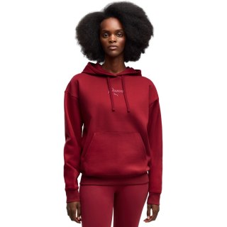Bluza damska Puma ESS Script Comfort Hoodie czerwona 694136 23 L Puma