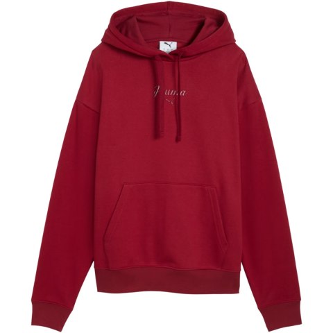 Bluza damska Puma ESS Script Comfort Hoodie czerwona 694136 23 M Puma