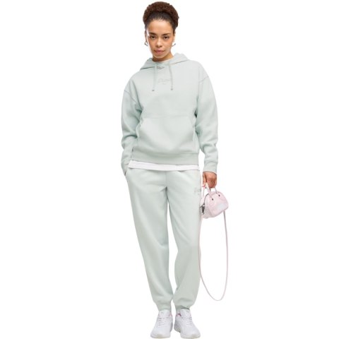 Bluza damska Puma ESS Script Comfort Hoodie miętowa 694136 29 L Puma