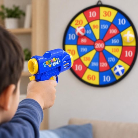 DART RZUTKI DLA DZIECI NA RZEPY Z PISTOLETAMI 36CM