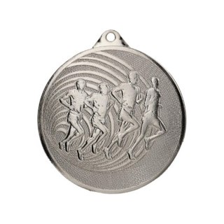 Medal srebrny- Bieganie - medal stalowy
