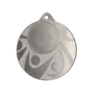 Medal srebrny ogólny z miejscem na emblemat 25 mm - medal stalowy