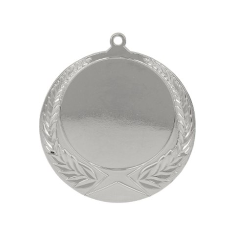 Medal srebrny ogólny z miejscem na emblemat 50 mm - medal stalowy