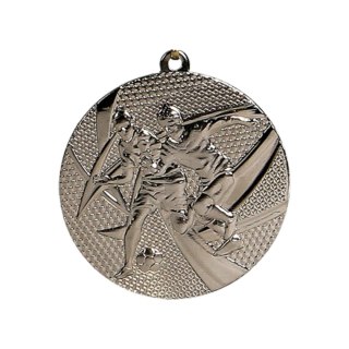 Medal srebrny- piłka nożna - medal stalowy