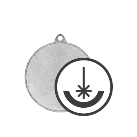 Medal stalowy grawerowany laserem- RMI