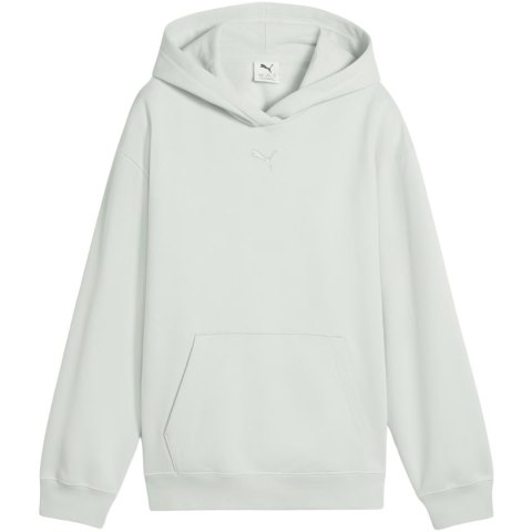 Bluza dla dzieci Puma ESS Centered Cat Logo Relaxed Hoodie miętowa 692973 29 140cm Puma