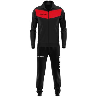 Dres Givova Tuta Visa Black czarno-czerwony TR018 1012B XL Givova