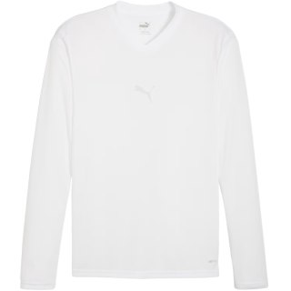 Koszulka męska Puma TeamGOAL Baselayer Tee Longsleeve biała 658777 04 S Puma