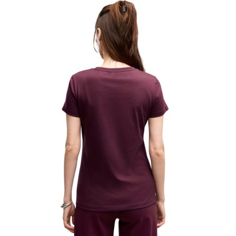 Koszulka damska Puma ESS Small No.1 Logo Tee(s) burgundowa 682373 24 2XL Puma