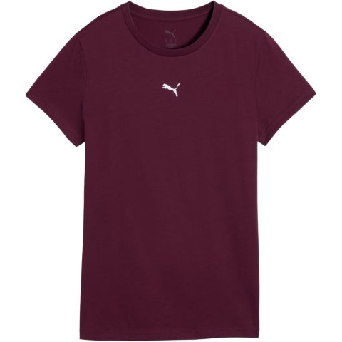 Koszulka damska Puma Ess Centered Cat Logo Tee burgundowa 692916 24 2XL Puma