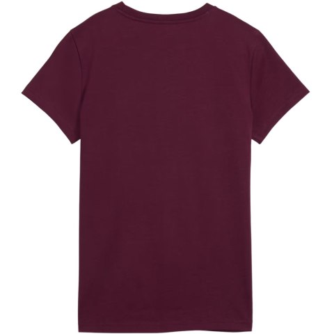 Koszulka damska Puma Ess Centered Cat Logo Tee burgundowa 692916 24 M Puma