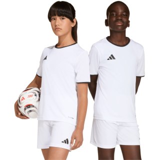 Koszulka dla dzieci adidas Entrada 26 Jersey biało-czarna JZ2532 128cm Adidas teamwear