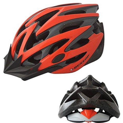 KASK ROWEROWY REGULOWANY DUNLOP MTB R. M (55-58CM) KORALOWY