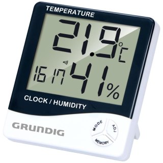 STACJA POGODOWA ZEGAREK KALENDARZ ALARM LCD GRUNDIG