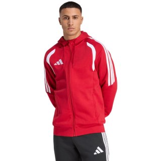 Bluza męska adidas Tiro 26 League Sweat Full Zip Hoodie czerwona KF9106 L Adidas teamwear