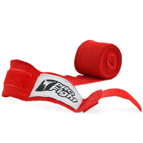 Bandaż bokserski Profight 4m czerwony PROfight Bandaż bokserski Profight 4m czerwony PROfight