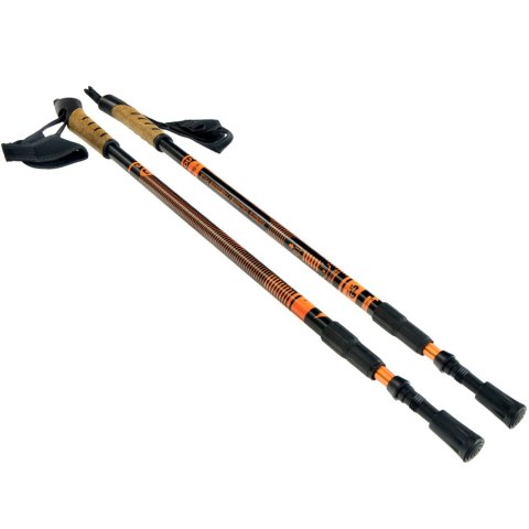 Kijki Nordic Walking Scout Bjorn pomarańczowy 3-częściowy BJORN Kijki Nordic Walking Scout Bjorn pomarańczowy 3-częściowy BJORN