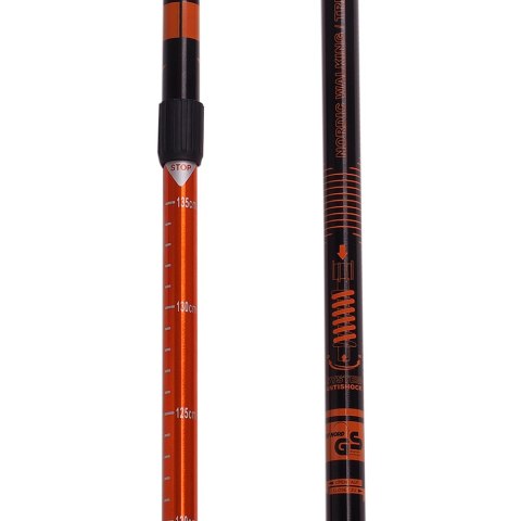 Kijki Nordic Walking Scout Bjorn pomarańczowy 3-częściowy BJORN Kijki Nordic Walking Scout Bjorn pomarańczowy 3-częściowy BJORN