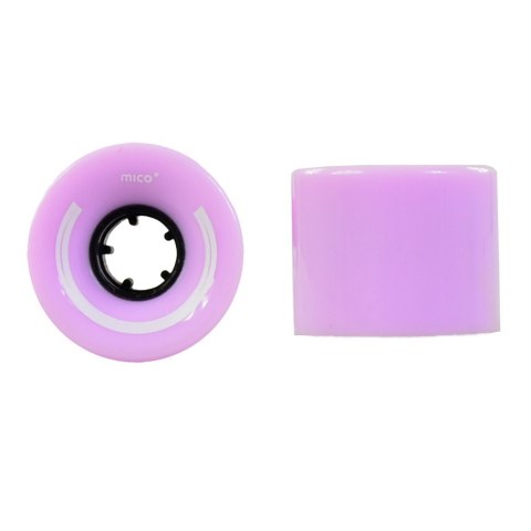 Kółka Mico do deskorolki plastikowej 60x45mm 4szt fioletowe Mico Kółka Mico do deskorolki plastikowej 60x45mm 4szt fioletowe Mico