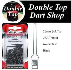 Końcówki Softips Harrows Spare Keypoint 30szt Harrows Końcówki Softips Harrows Spare Keypoint 30szt Harrows