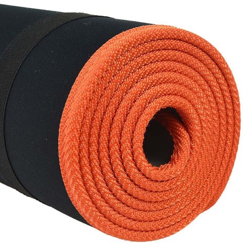 Mata do ćwiczeń Profit 180x60x0,6cm czarno-pomarańczowa DK 705 PROfit Mata do ćwiczeń Profit 180x60x0,6cm czarno-pomarańczowa DK 705 PROfit