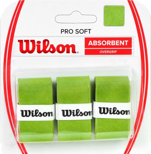 Owijka Wilson Pro Soft Absorbent Overgrip zielona 3szt WRZ4040LI Wilson Owijka Wilson Pro Soft Absorbent Overgrip zielona 3szt WRZ4040LI Wilson