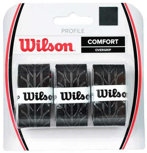 Owijka Wilson Profile Comfort Overgrip czarna 3szt WRZ4025BK Wilson Owijka Wilson Profile Comfort Overgrip czarna 3szt WRZ4025BK Wilson