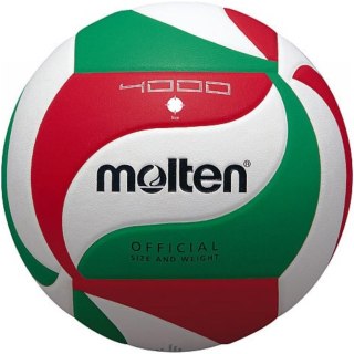 Piłka siatkowa Molten V4M4000 biało-czerwono-zielona Molten